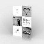 Save the date ✦ ROBIN & EVA ✦ Strak design