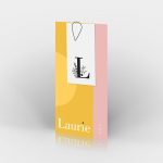 Geboortekaartje ✦ LAURIE ✦ Initiaal label